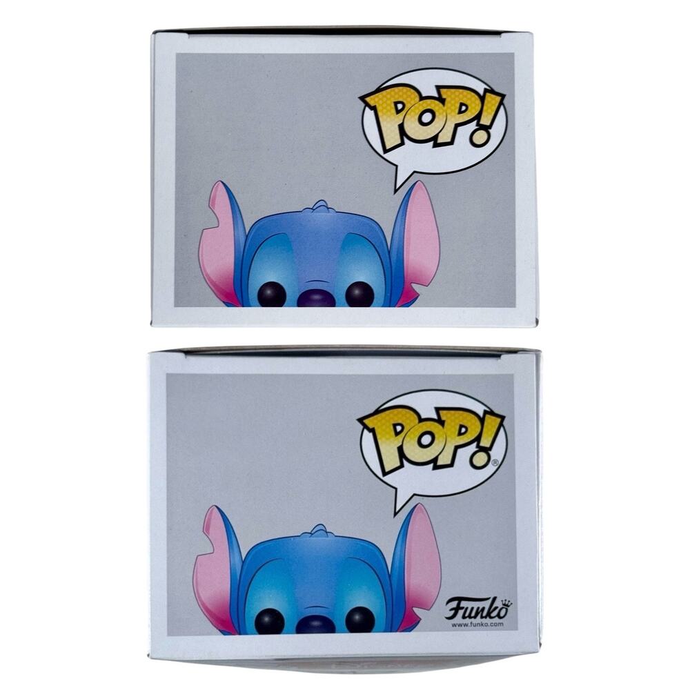 Funko Pop Unopened Lot 2 Stitch 159 Diamond Collection Sparkly & Flocked Figures - Picture 5 of 7